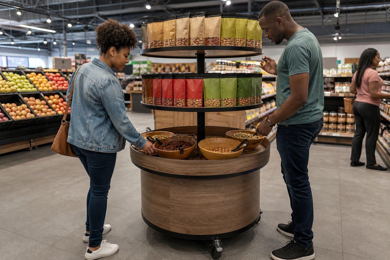 Grocery Sampling Stand