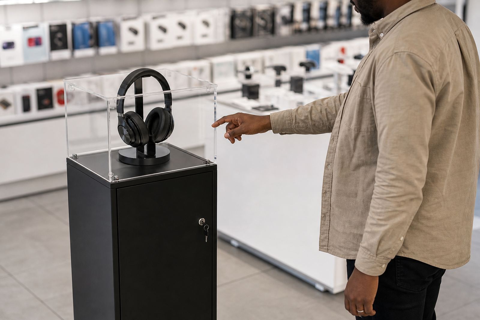Lockable Display Kiosk